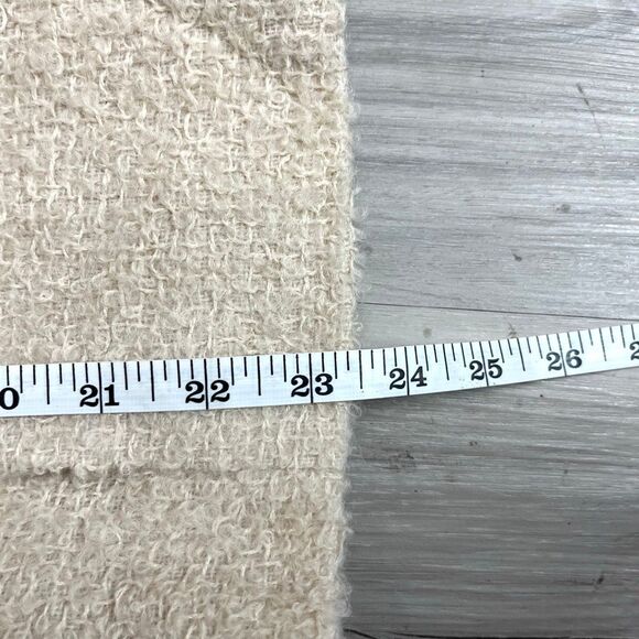 Eileen Fisher Jacket Women’s S Wheat Airy Boucle Italian Wool Shawl Collar Long - Picture 10 of 10